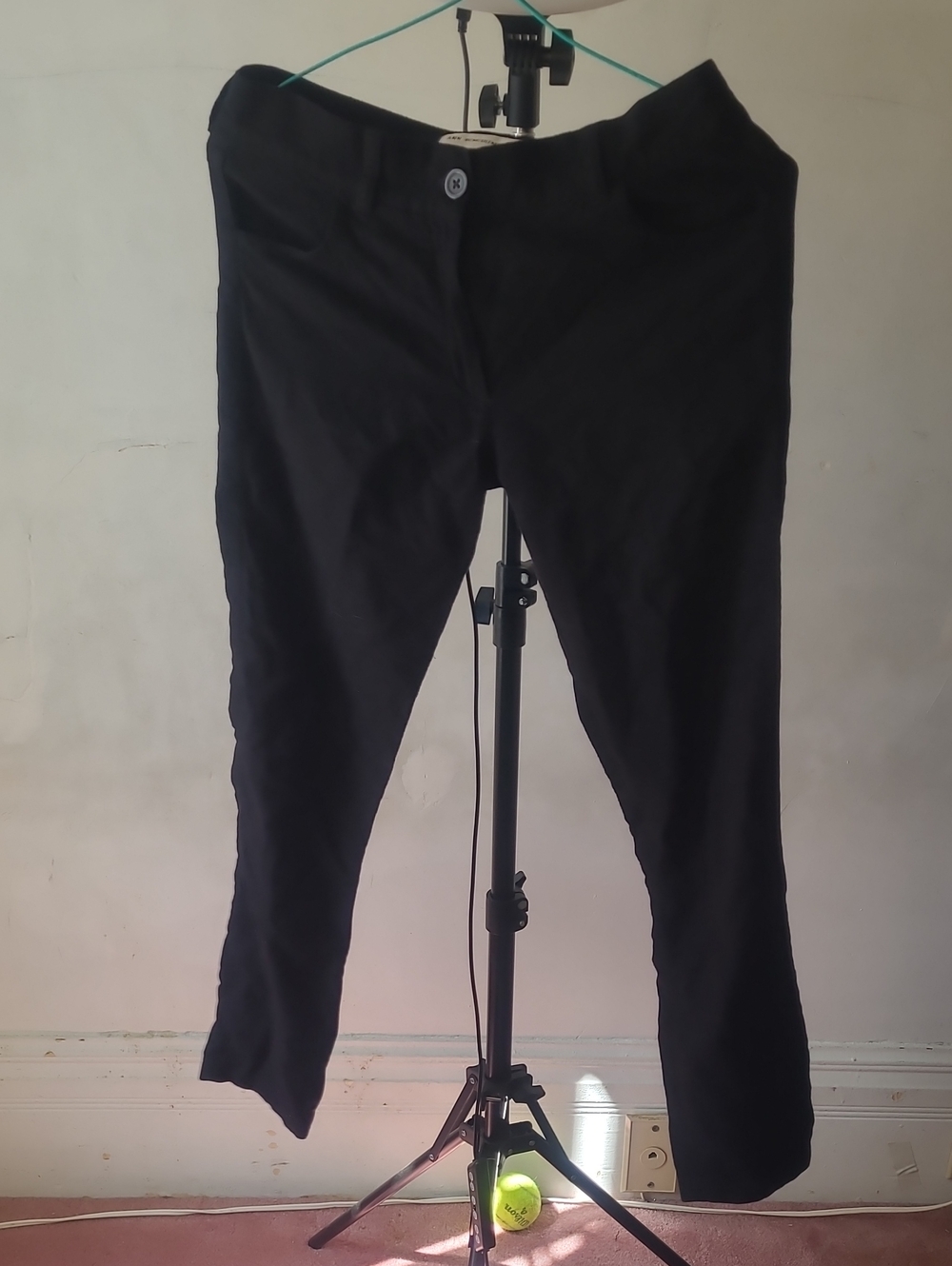Ann Demeulemeester Velvety Low Rise Skinny Pants